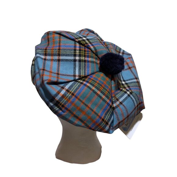 NWT Vintage Ingles Buchan Tam o Shanter Tartan Plaid Made in Scotland 100% Wool - Picture 3 of 8